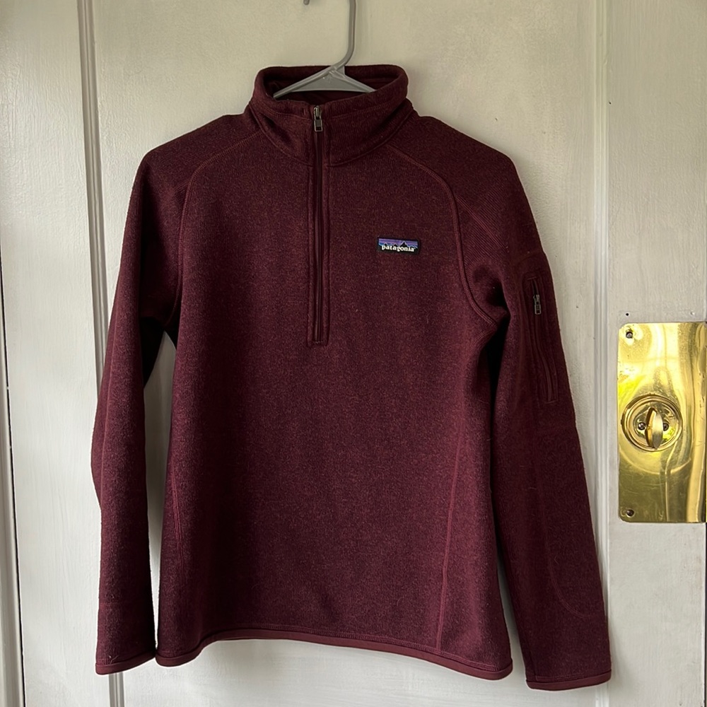 Patagonia Better Sweater - Women’s 1/4 Zip - Maroon/Burgundy - Small